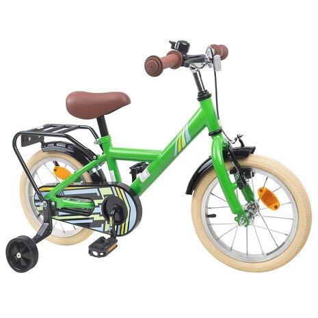 Kinderfiets 12 Inch voor 2-4 jaar oud Groen 2