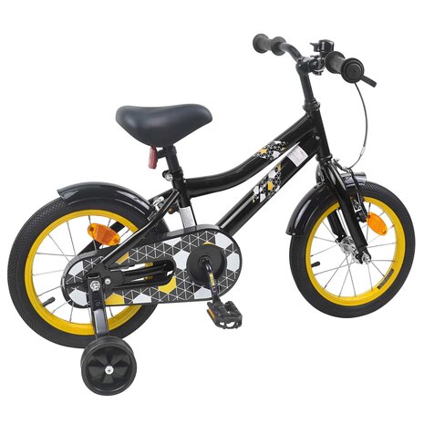 Kinderfiets 12 Inch voor 2-4 jaar oud Zwart 3