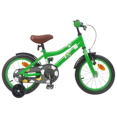 Kinderfiets 14 Inch voor 3-5 jaar oud Groen 1