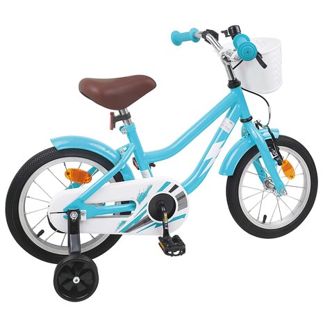 Kinderfiets 12 Inch voor 2-4 jaar oud Lichtblauw 3