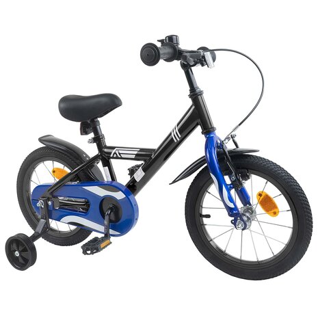 Kinderfiets 14 Inch voor 3-5 jaar oud Zwart 2