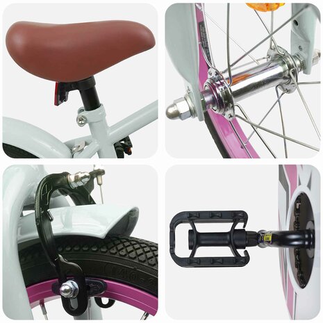 Kinderfiets 12 Inch voor 2-4 jaar oud Lichtgroen 4