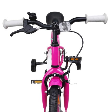 Kinderfiets 12 Inch voor 2-4 jaar oud Donkerroze 5