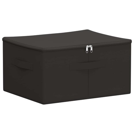 Opbergbox Antracietkleurig 43 x 34 x 23 cm Nonwoven stof 2