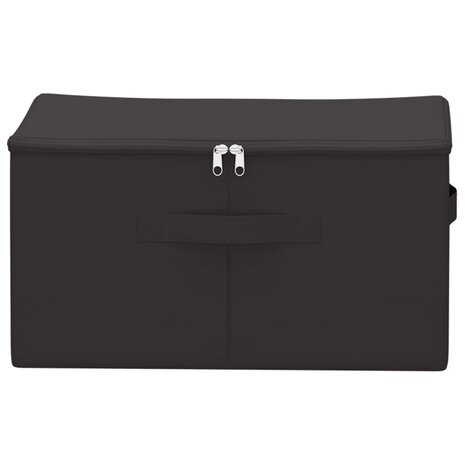 Opbergbox Antracietkleurig 43 x 34 x 23 cm Nonwoven stof 4