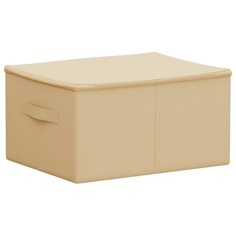 Opbergbox Cr&egrave;mekleurig 43 x 34 x 23 cm Nonwoven stof 6