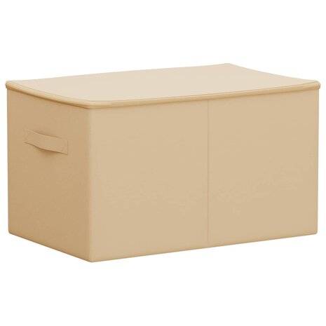 Opbergbox Cr&egrave;mekleurig 60 x 43 x 35 cm Nonwoven stof 6