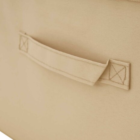 Opbergbox Cr&egrave;mekleurig 60 x 43 x 35 cm Nonwoven stof 7
