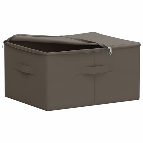 Opbergbox Grijs 43 x 34 x 23 cm Nonwoven stof 3