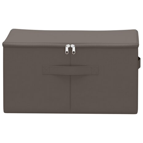Opbergbox Grijs 43 x 34 x 23 cm Nonwoven stof 4