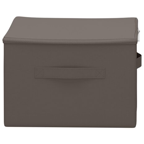 Opbergbox Grijs 43 x 34 x 23 cm Nonwoven stof 5
