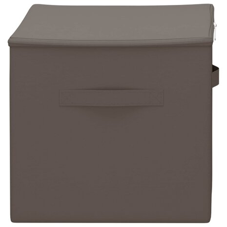 Opbergbox Grijs 55 x 35 x 32 cm Nonwoven stof 5