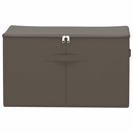 Opbergbox Grijs 60 x 43 x 35 cm Nonwoven stof 4