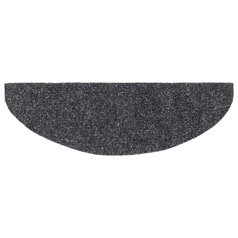 Trapmatten Zelfklevend 10 st 65x21x4 cm Donkergrijs Halfrond Groot 5