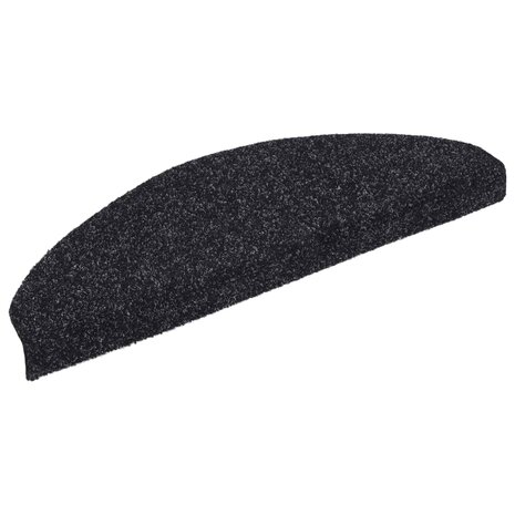 Trapmatten Zelfklevend 5 stuks 65x21x4 cm Zwart Halfrond Groot 3