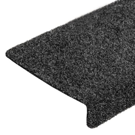 Trapmatten Zelfklevend 5 stuks 65x21x4 cm donkergrijs Rechthoekige Rand 6