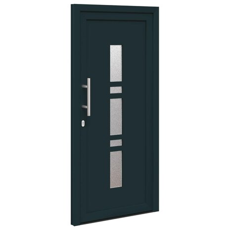 Voordeur Antracietkleurig 98 x 208 cm PVC 5