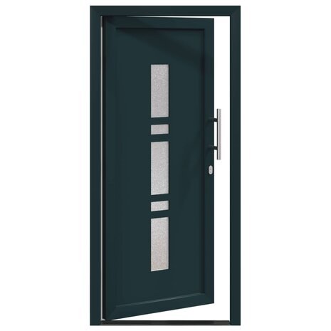 Voordeur Antracietkleurig 98 x 200 cm PVC 6