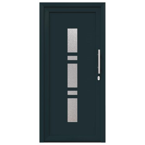 Voordeur Antracietkleurig 108 x 208 cm PVC 7