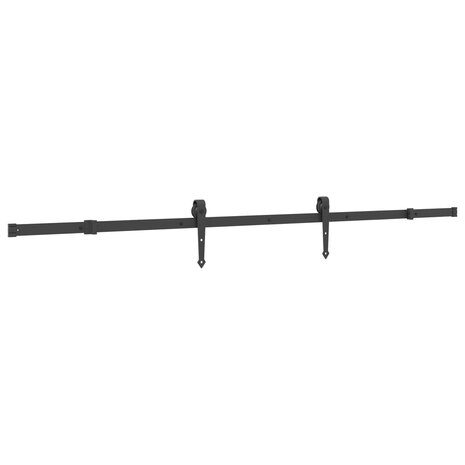 Schuifdeur NARVIK Naturel en Zwart 70 x 210 cm (213,5 cm) 3