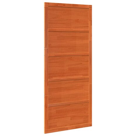 Schuifdeur Wasbruin 100 x 2,5 x 208 cm Massief grenenhout 2