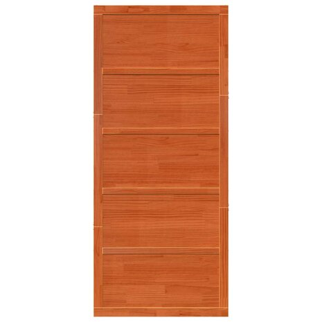 Schuifdeur Wasbruin 100 x 2,5 x 208 cm Massief grenenhout 4