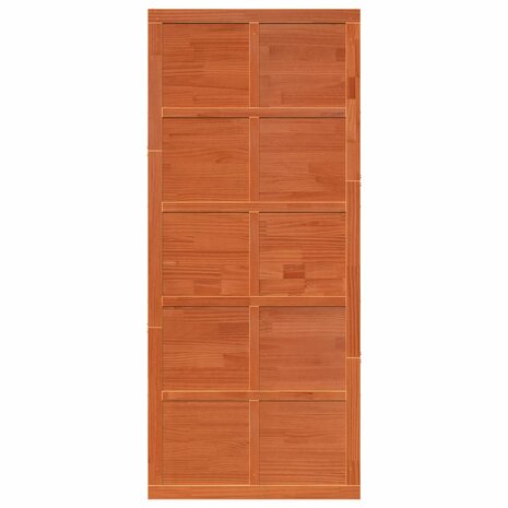Schuifdeur Wasbruin 80 x 2,5 x 208 cm Massief grenenhout 4