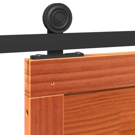 Schuifdeur Wasbruin 80 x 2,5 x 208 cm Massief grenenhout 8