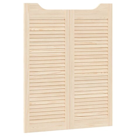 Schuifdeuren 2 pcs Naturel Massief grenenhout 2