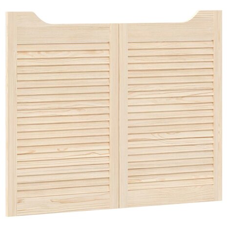 Schuifdeuren 2 pcs Naturel Massief grenenhout 2