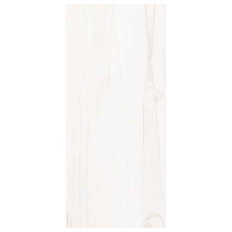 Wijnkast Wit 56x25x56 cm Massief grenenhout 5