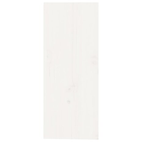 Wijnkast 62x25x62 cm massief grenenhout wit 5