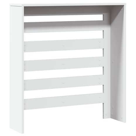 Radiatorombouw 78x20x82 cm bewerkt hout wit 4