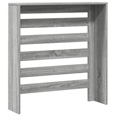 Radiatorombouw 78x20x82 cm bewerkt hout grijs sonoma eikenkleur 4