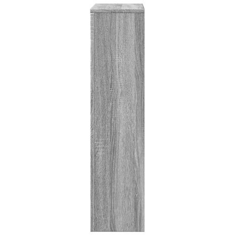Radiatorombouw 78x20x82 cm bewerkt hout grijs sonoma eikenkleur 5