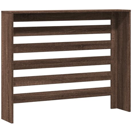 Radiatorombouw 104x20x82 cm bewerkt hout bruin eikenkleurig 4