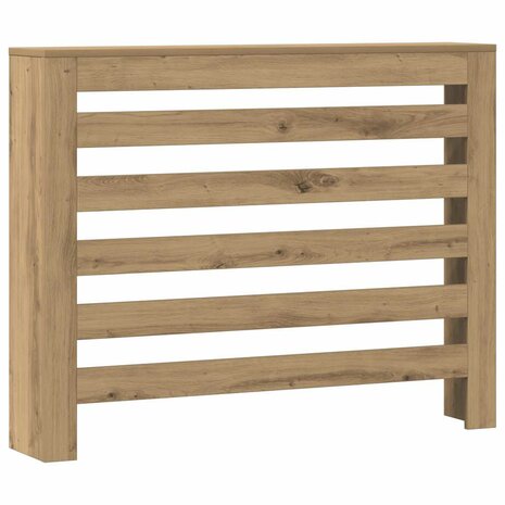 Radiatorombouw 104x20x82 cm bewerkt hout artisanaal eikenkleur 2