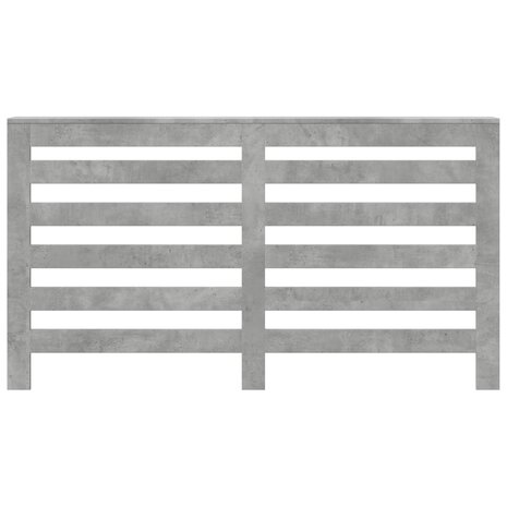 Radiatorombouw 149x20x82 cm bewerkt hout betongrijs 3