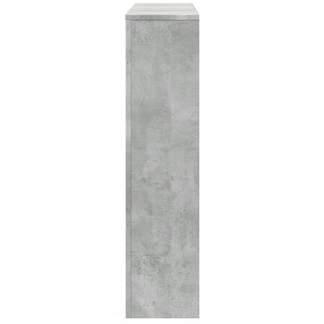 Radiatorombouw 149x20x82 cm bewerkt hout betongrijs 5