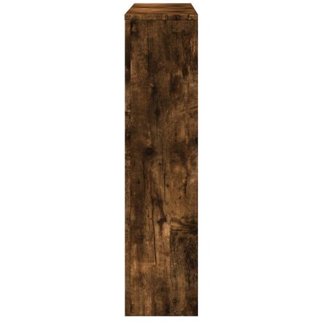 Radiatorombouw 149x20x82 cm bewerkt hout gerookt eikenkleurig 5