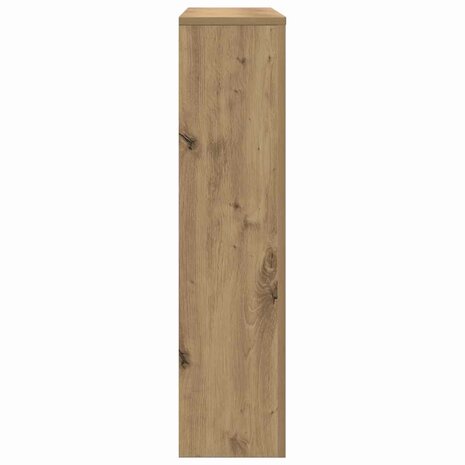 Radiatorombouw 149x20x82 cm bewerkt hout artisanaal eikenkleur 5