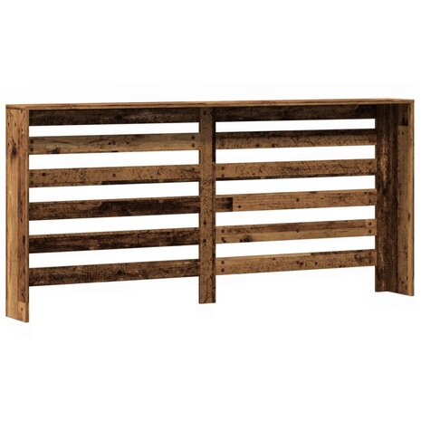 Radiatorombouw 175x20x82 cm bewerkt hout oud hout 4