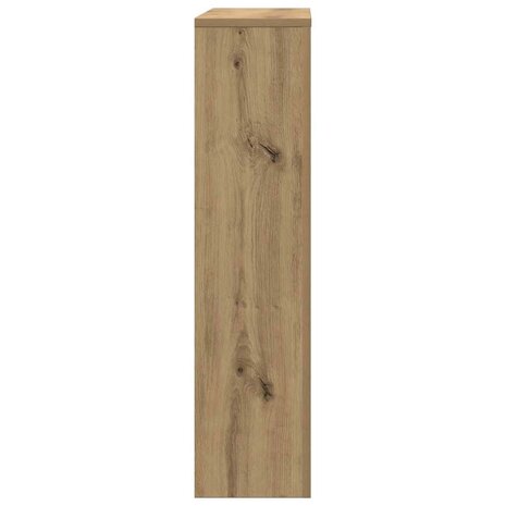 Radiatorombouw 78x20x82 cm bewerkt hout artisanaal eikenkleur 5