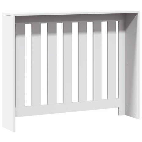 Radiatorombouw 104x20x82 cm bewerkt hout wit 4