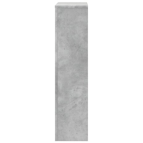 Radiatorombouw 104x20x82 cm bewerkt hout betongrijs 5