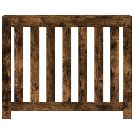 Radiatorombouw 104x20x82 cm bewerkt hout gerookt eikenkleurig 3