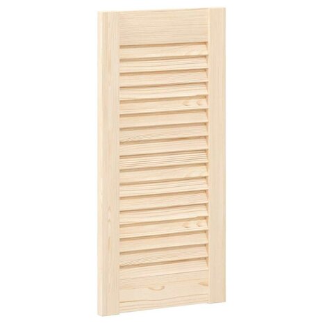 Kastdeur met lamellen 61,5x29,5 cm massief grenenhout 2