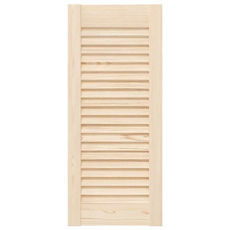 Kastdeur met lamellen 69x29,5 cm massief grenenhout 4