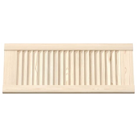 Kastdeur met lamellen 69x29,5 cm massief grenenhout 5