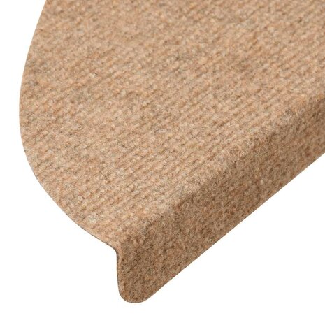 Trapmatten zelfklevend 15 st 56x17x3 cm beige 7
